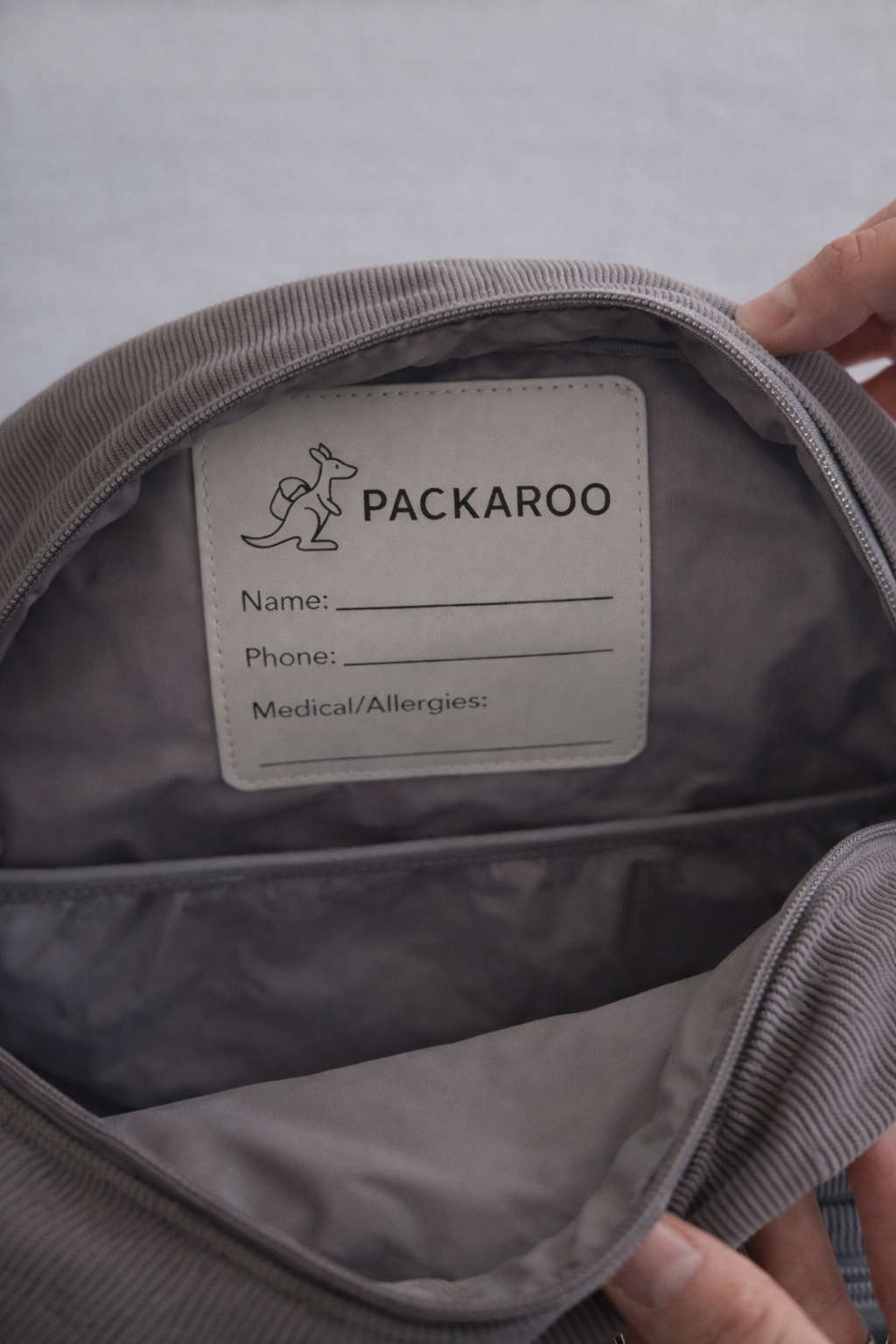 Packaroo™ All-in-One Daycare & Kindy Bag Set - Pebble Grey